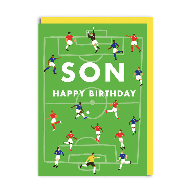 Ohh Deer Football Pitch Happy Birthday Son