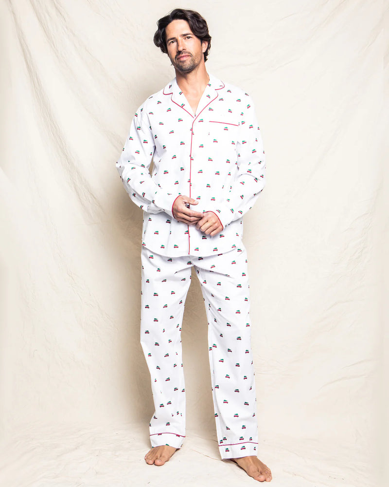 Petite Plume Men's Holiday Journey Pajama Set