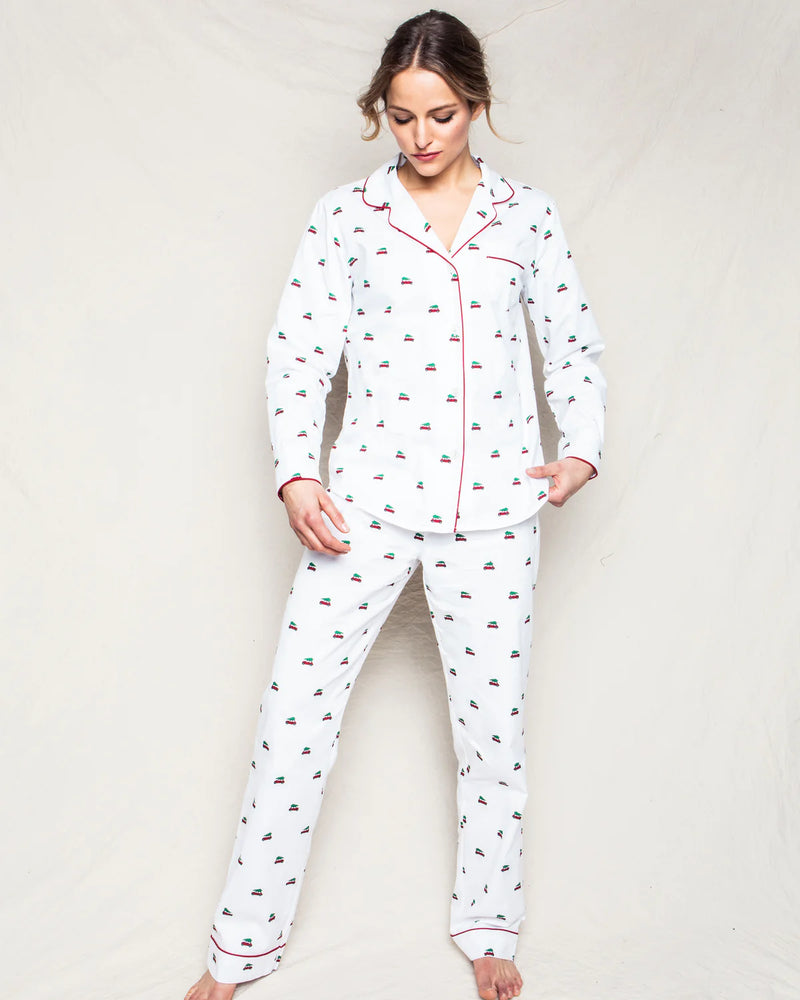 Petite Plume Women's Holiday Journey Pajama Set