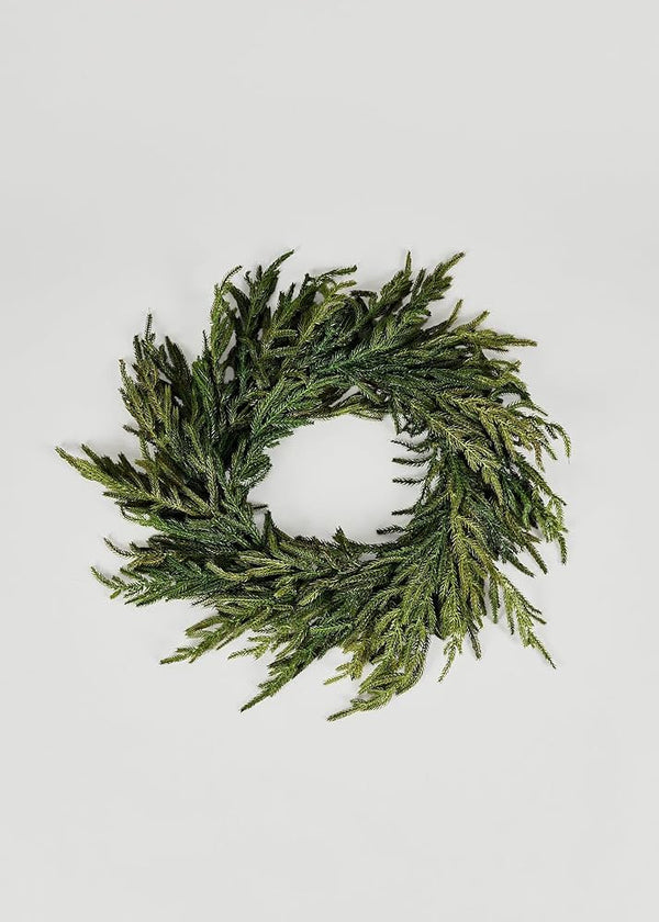 Afloral Real Touch Norfolk Pine Wreath - 24"