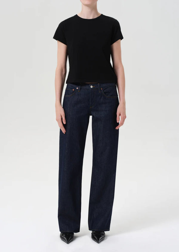 Agolde Low Rise Loose in Pure