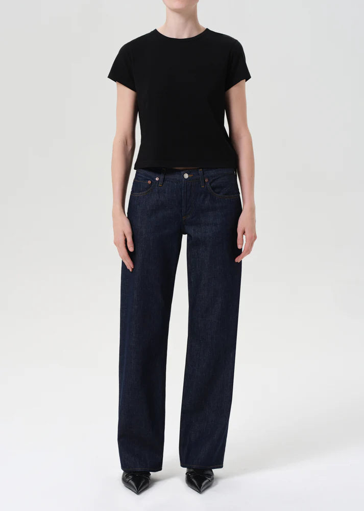 Agolde Low Rise Loose in Pure