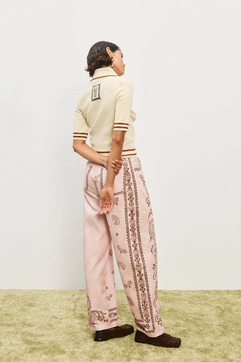Alemais Akia Straight Leg Denim Jean