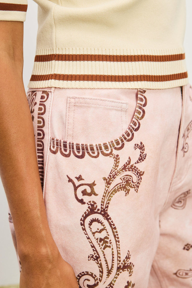 Alemais Akia Straight Leg Denim Jean