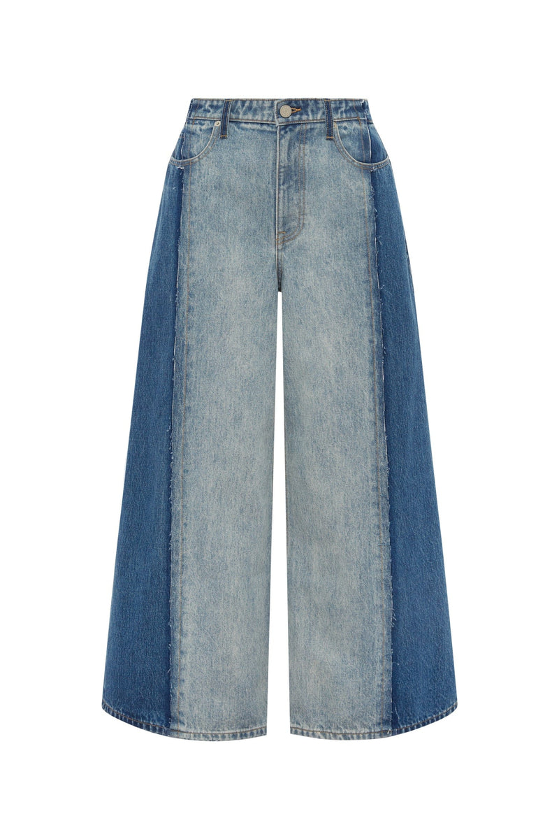 Alemais Jacones Spliced Denim Jean