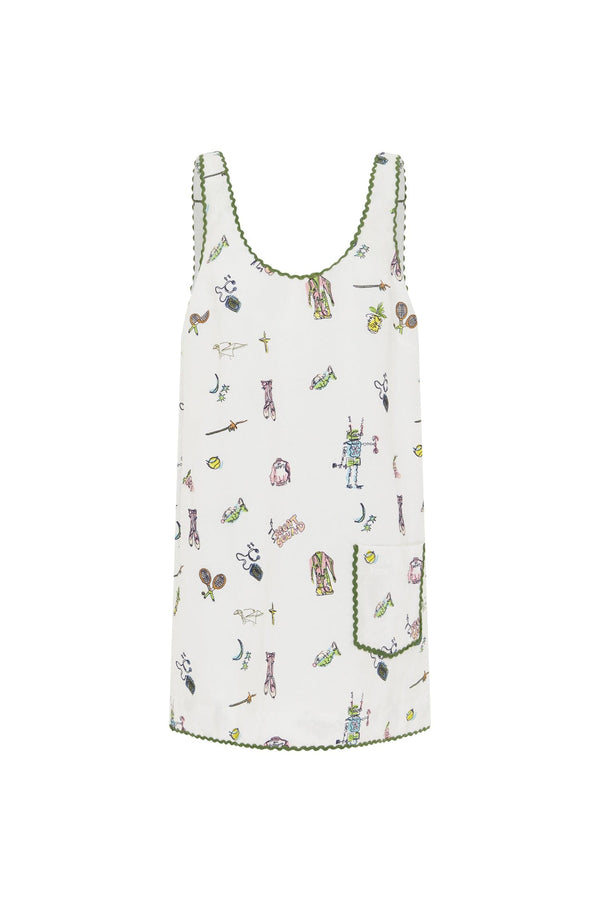 Alemais Play Embroidered Mini Dress