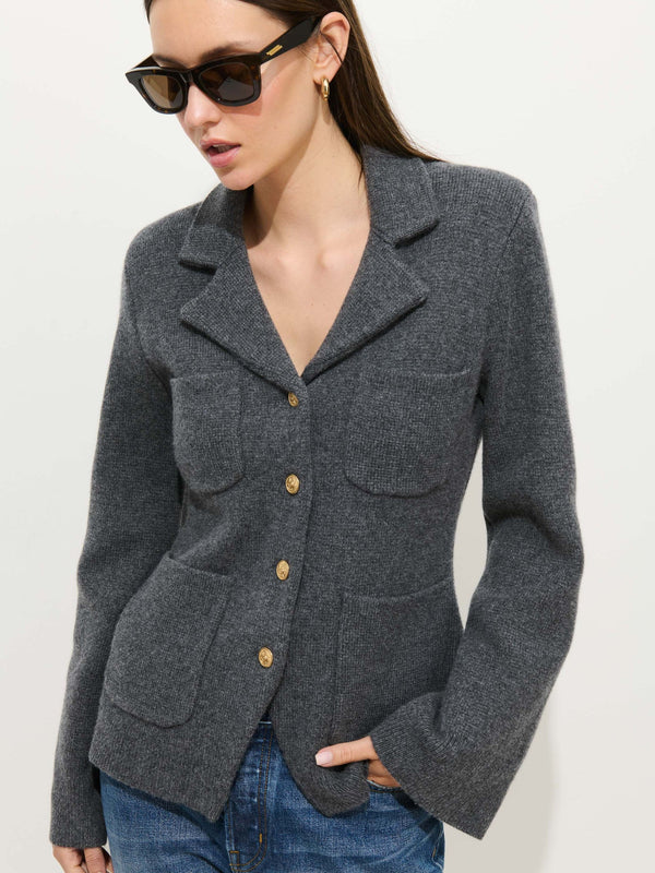 Alex Mill London Sweater Jacket Storm Grey