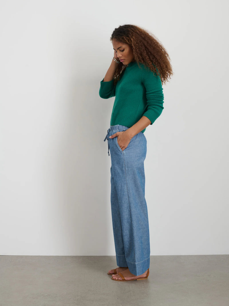 Alex Mill Michelle Sweater in Cashmere Kelly Green