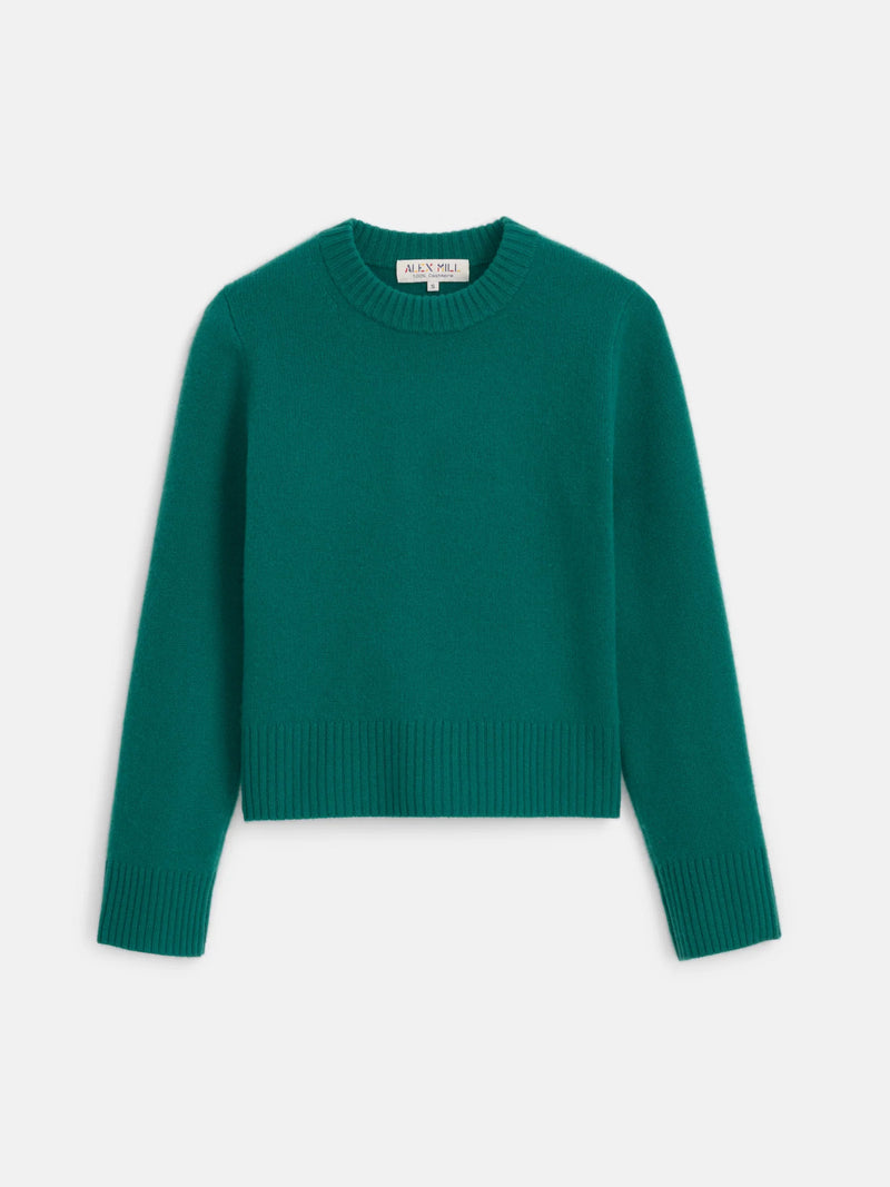 Alex Mill Michelle Sweater in Cashmere Kelly Green