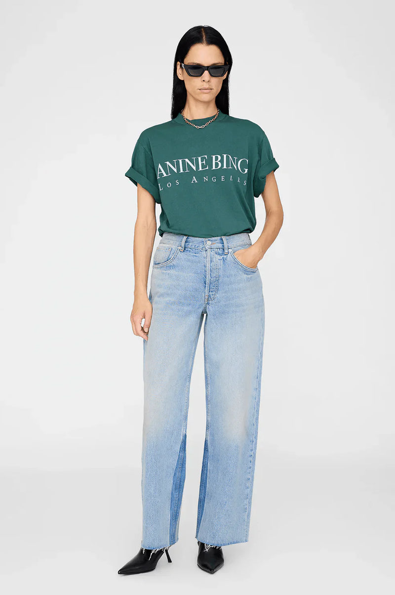 Anine Bing Ashton Tee Los Angeles - Dark Teal