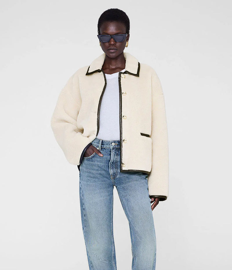 Anine Bing Camden Jacket - Cream