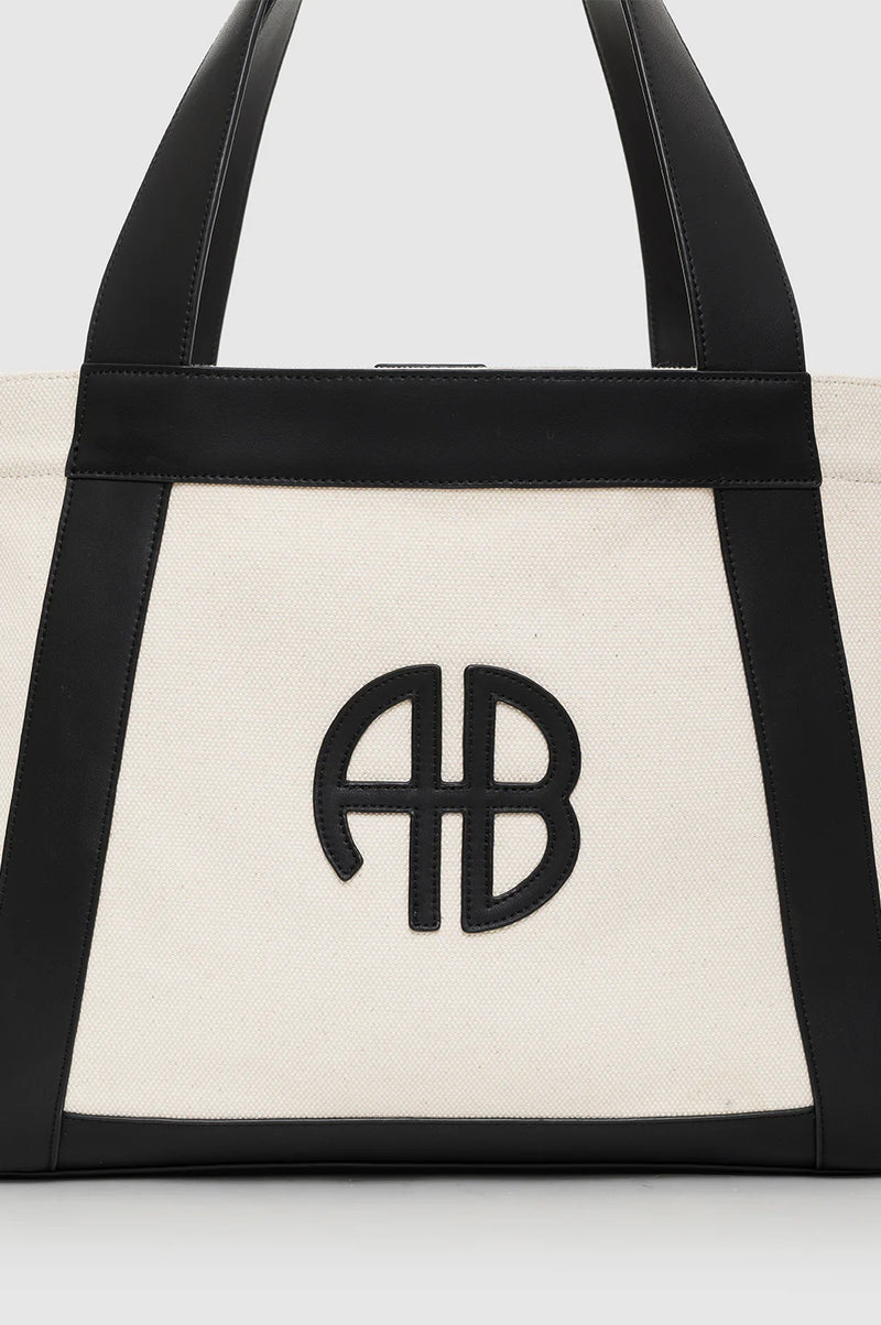 Anine Bing Cara Tote - Natural Canvas