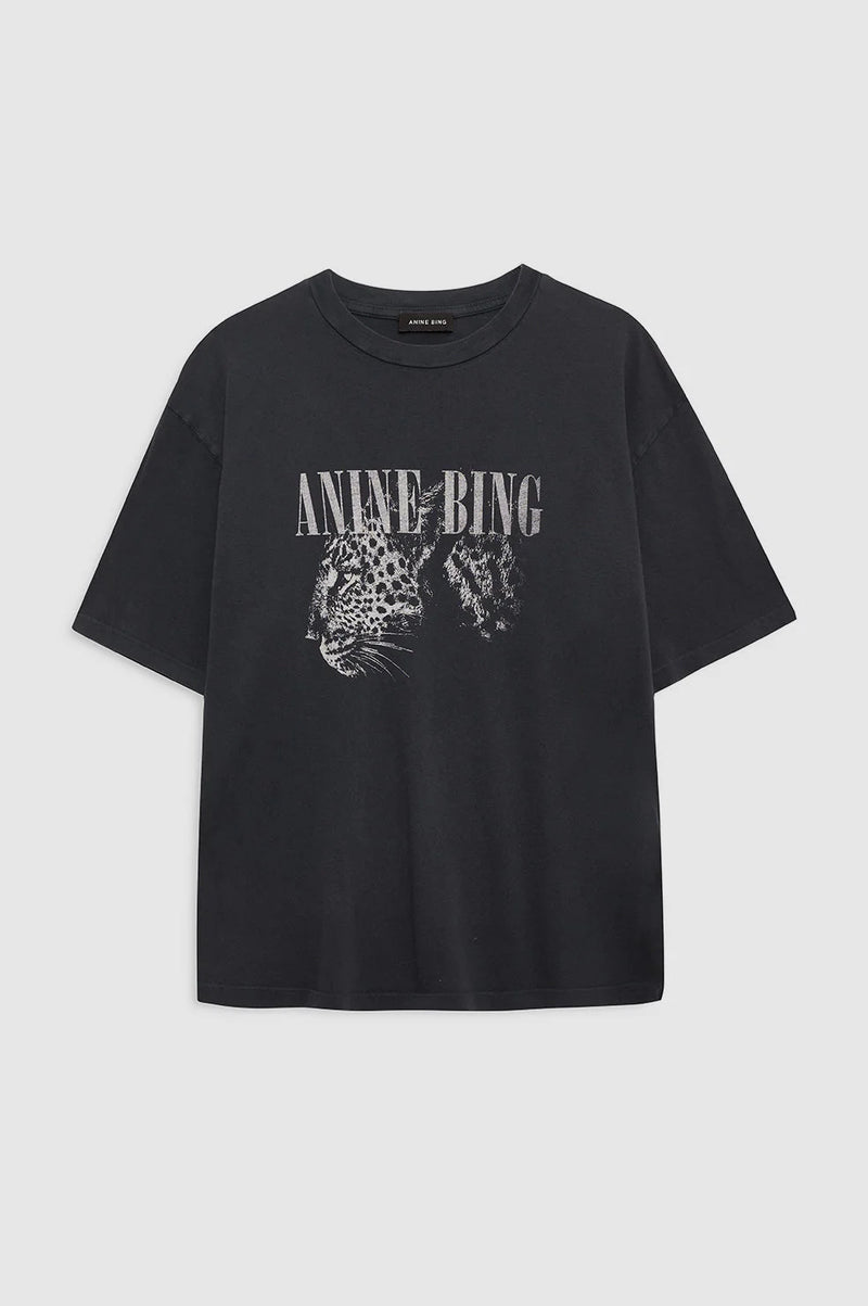 Anine Bing Cohen Tee - Washed Black