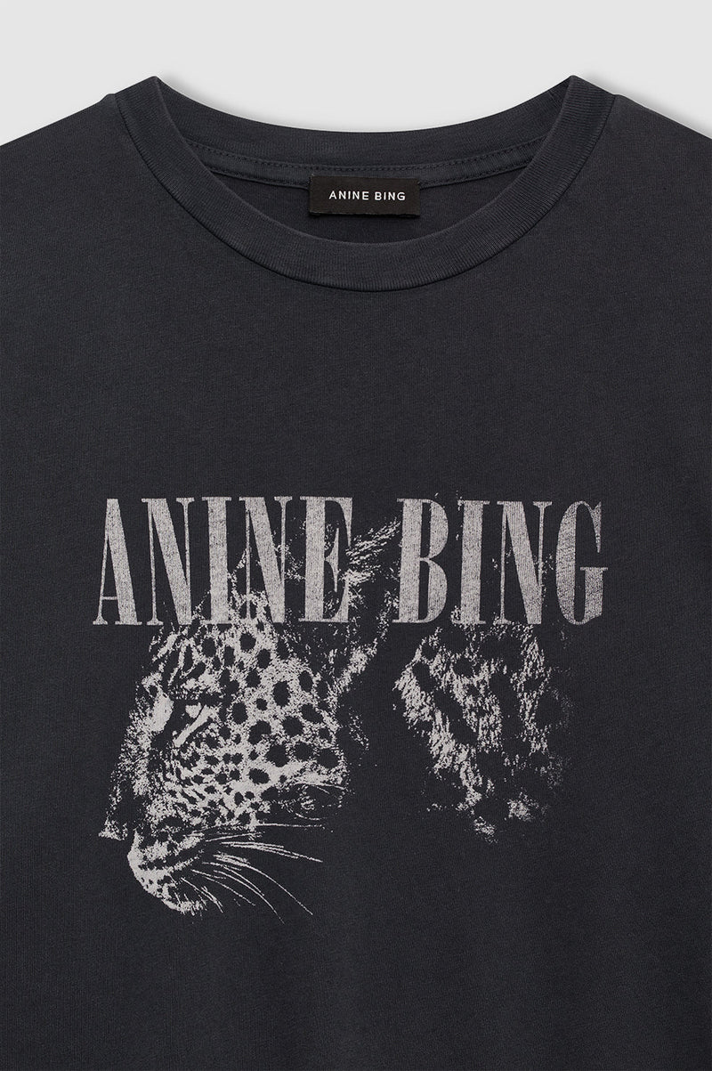 Anine Bing Cohen Tee - Washed Black