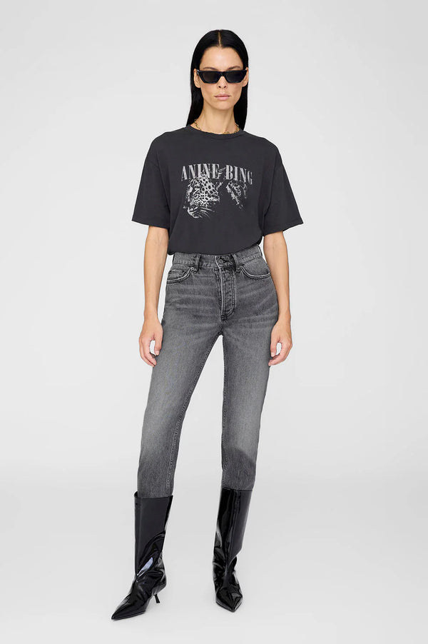 Anine Bing Cohen Tee - Washed Black