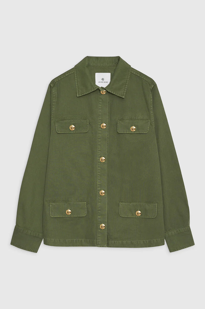 Anine Bing Corey Jacket - Army Green