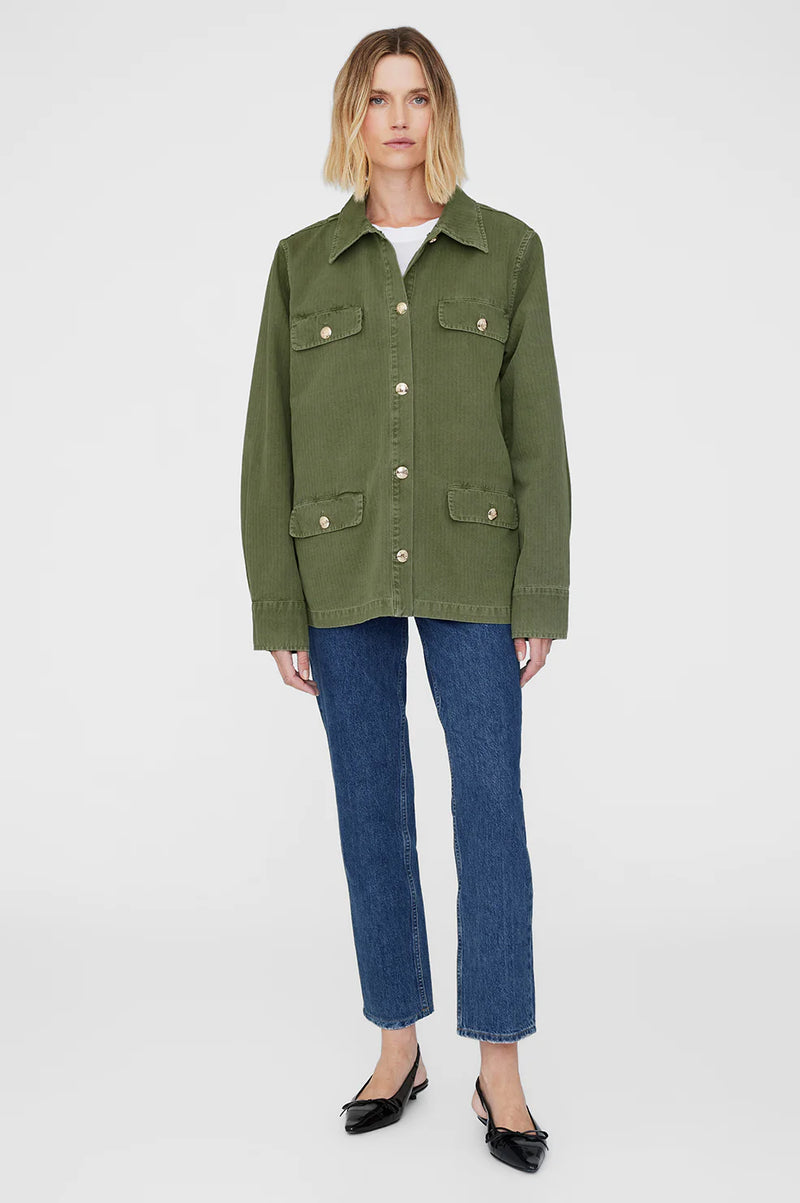 Anine Bing Corey Jacket - Army Green