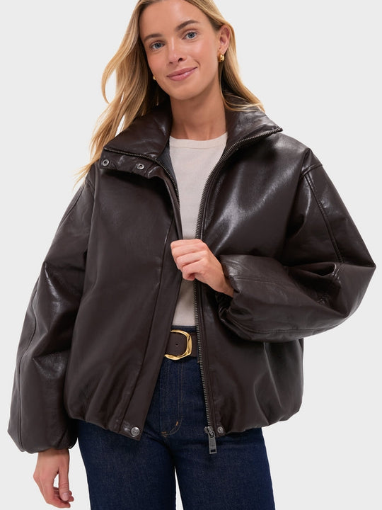 Anine Bing Cyrus Jacket - Deep Brown