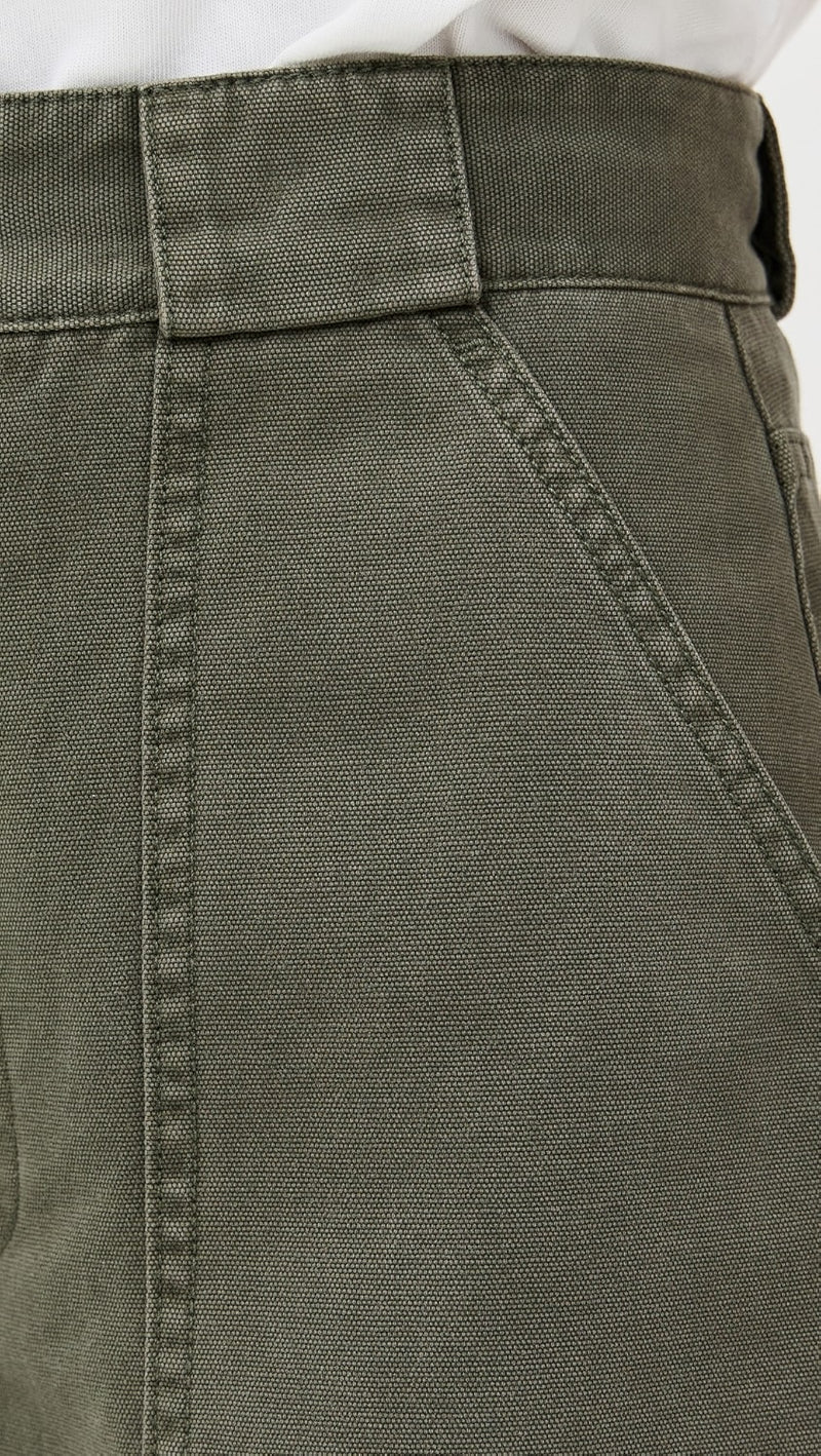 Anine Bing Grayson Pant - Army Green