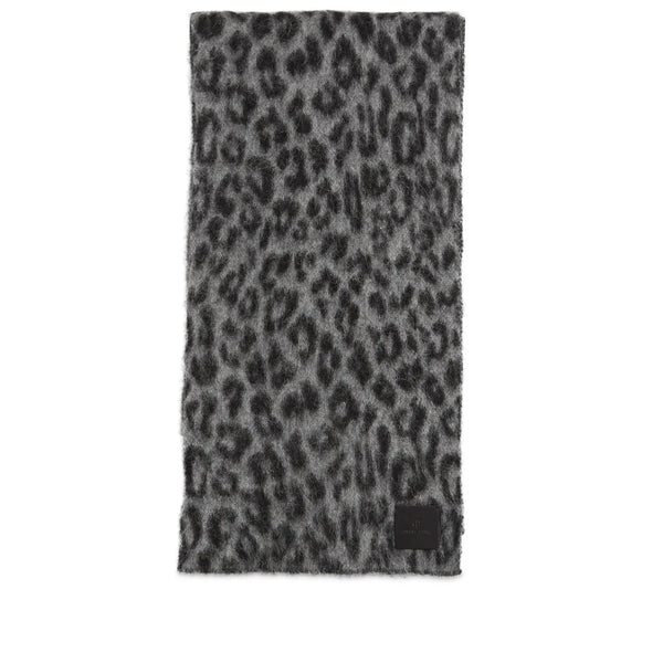 Anine Bing Hannah Scarf - Grey Leopard