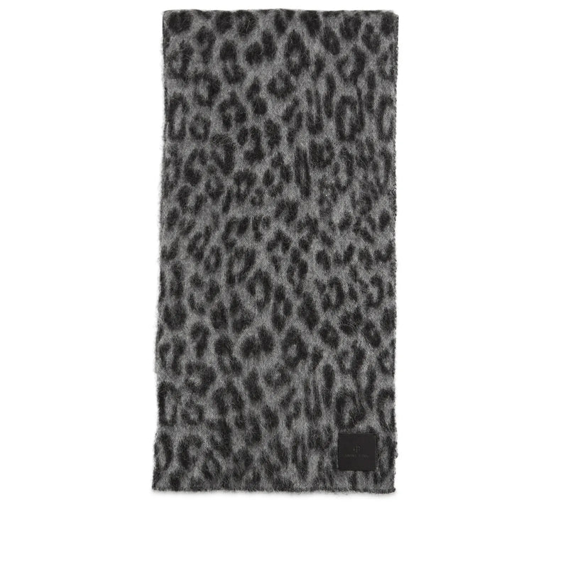 Anine Bing Hannah Scarf - Grey Leopard