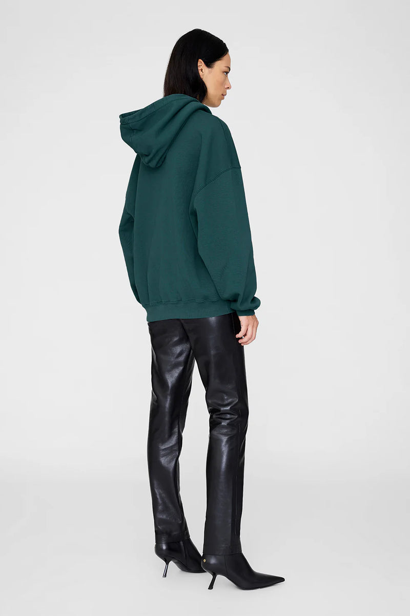 Anine Bing Harvey Sweatshirt Paris - Dark Teal