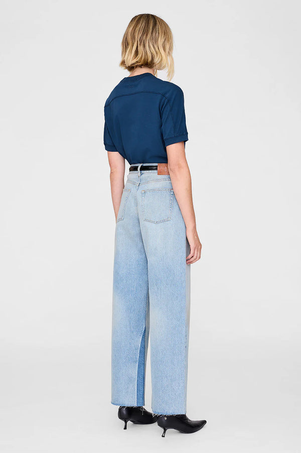 Anine Bing Jaylin Tee Paris - Washed Navy