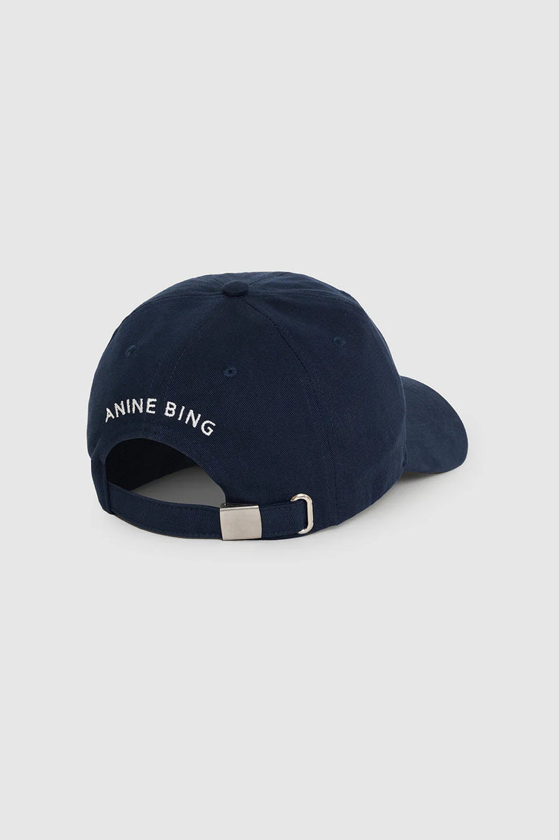 Anine Bing Jeremy Baseball Cap Ab - Washed Navy
