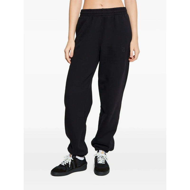 Anine Bing Karter Jogger Framed Monogram - Black