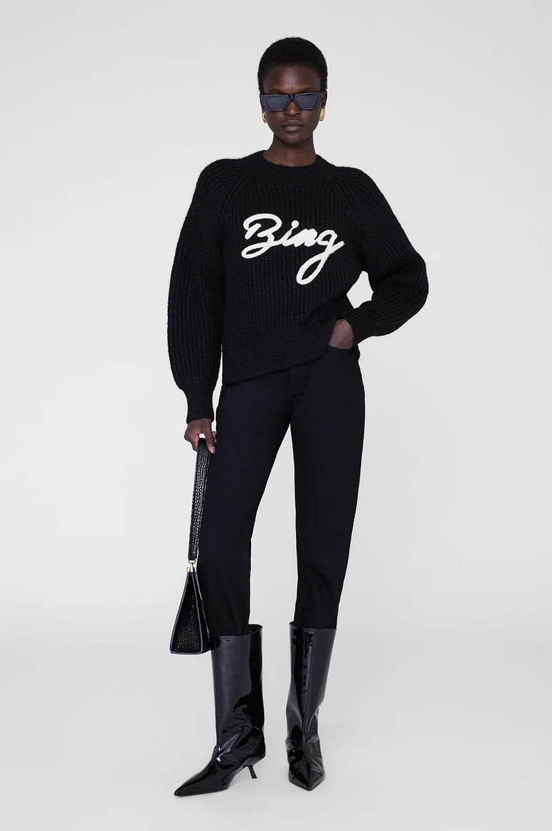 Anine Bing Kendrick Sweater Bing - Black