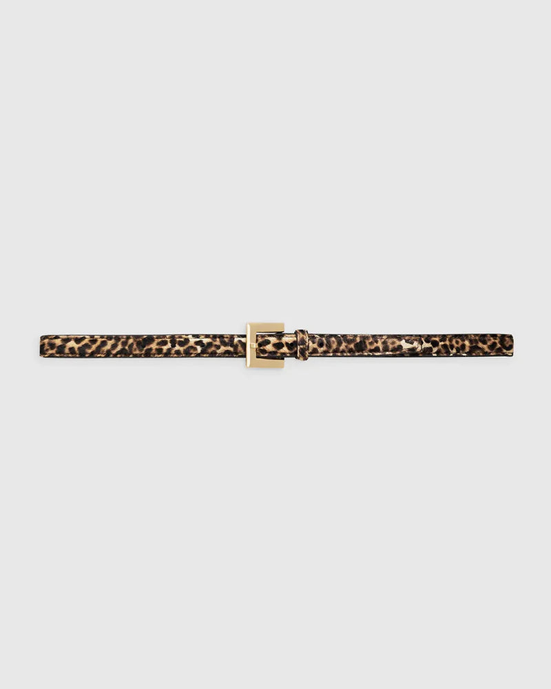 Anine Bing Nicola Belt - Leopard Calf Hair