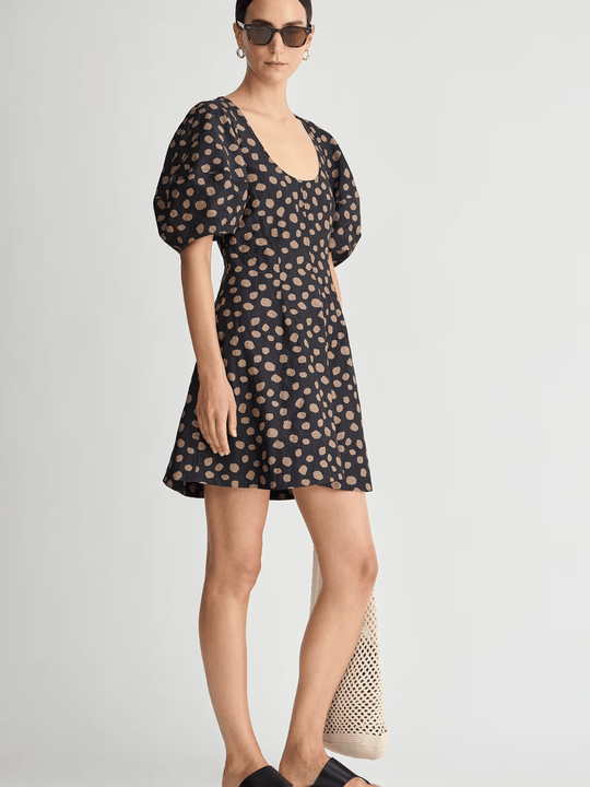 Apiece Apart Anni Scoop Mini  - Yayoi Black & Camel