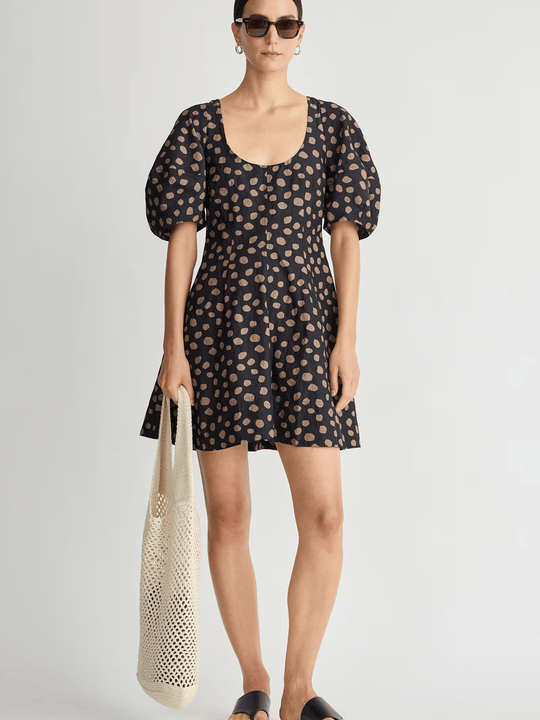 Apiece Apart Anni Scoop Mini  - Yayoi Black & Camel