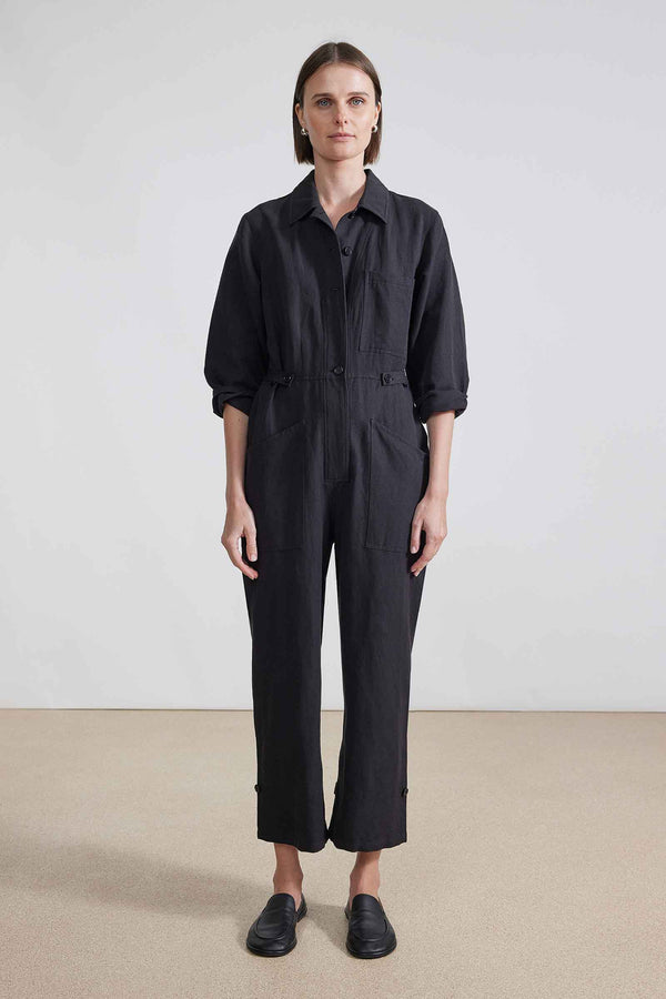 Apiece Apart Ares Jumpsuit Black