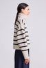 Apiece Apart Ari Cropped Turtle Cream & Black Stripe