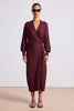 Apiece Apart Drippy Cardi Dress Mulberry