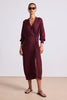 Apiece Apart Drippy Cardi Dress Mulberry