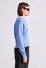 Apiece Apart Kari Polo Knit Heathered Sky
