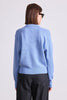 Apiece Apart Kari Polo Knit Heathered Sky