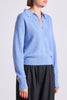 Apiece Apart Kari Polo Knit Heathered Sky