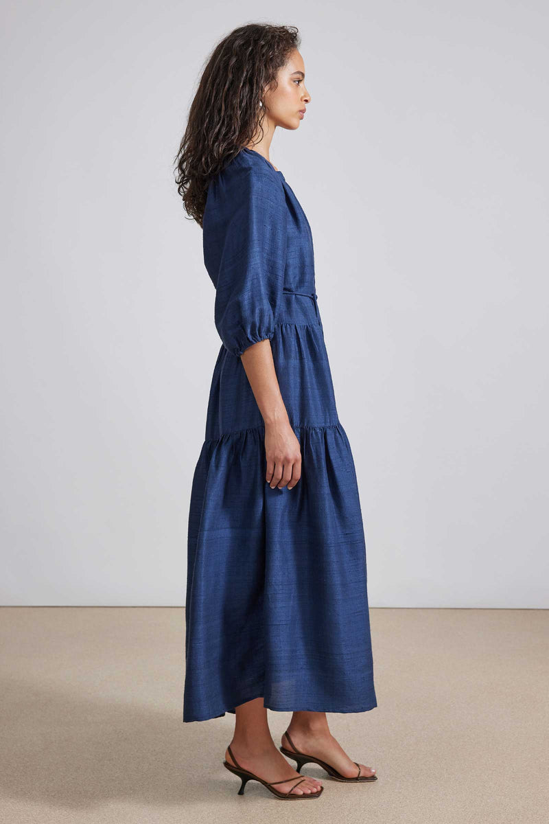 Apiece Apart Mitte Maxi Dress Navy