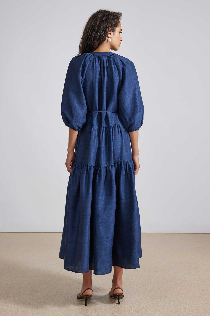 Apiece Apart Mitte Maxi Dress Navy