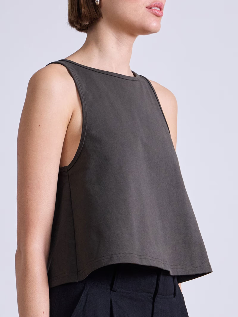 Apiece Apart  New Agnes Tank Deep Olive