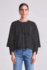 Apiece Apart Hazan Ruffle Top Black