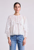 Apiece Apart Hazan Ruffle Top Cream