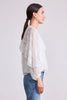 Apiece Apart Hazan Ruffle Top Cream
