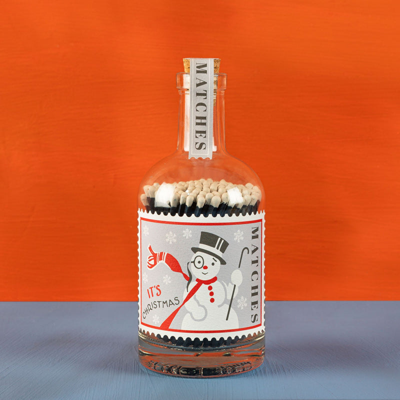Archivist Snowman Stamp Match Bottle