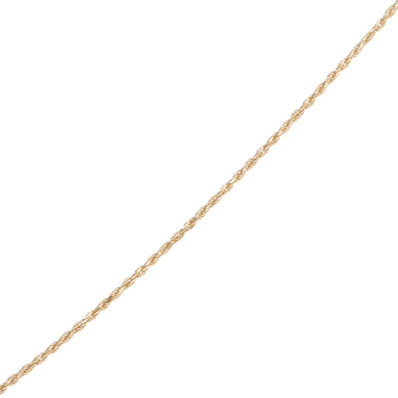 Ariel Gordon Jewelry 1.2mm Diamond Cut Twisted Rope Chain 16" CHAIN ONLY