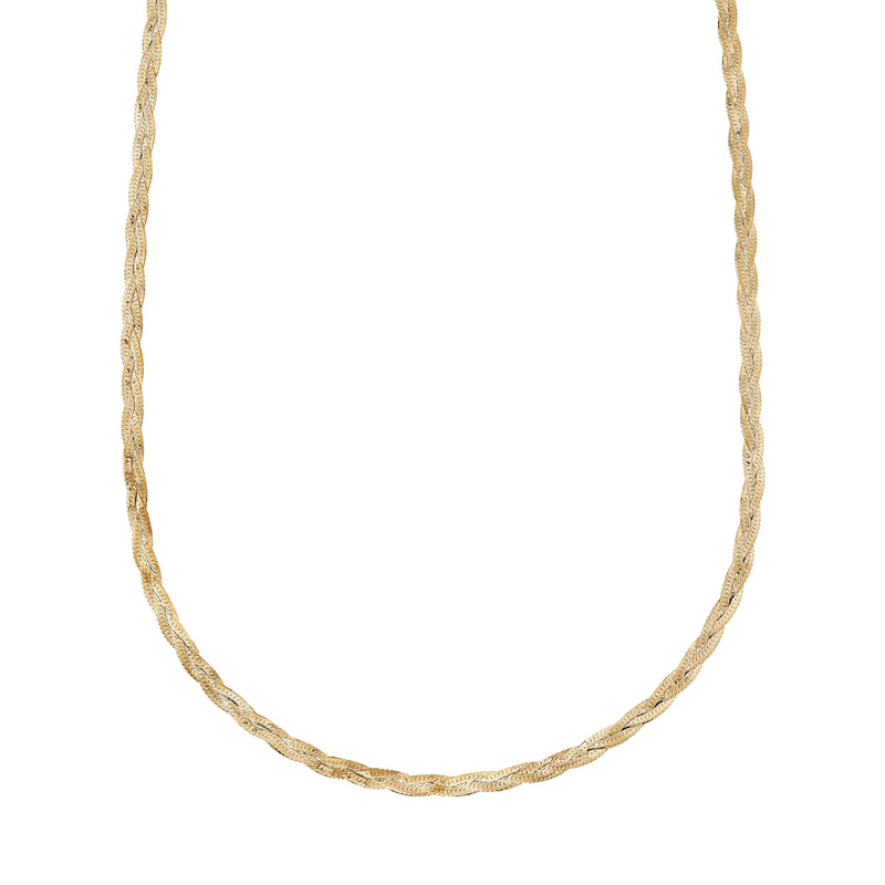 Ariel Gordon Jewelry Braided Herringbone Necklace