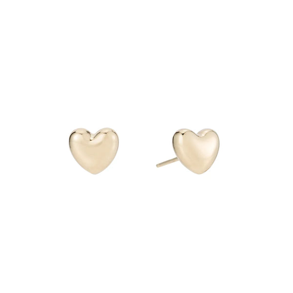 Ariel Gordon Jewelry Heart Helium Studs Pair